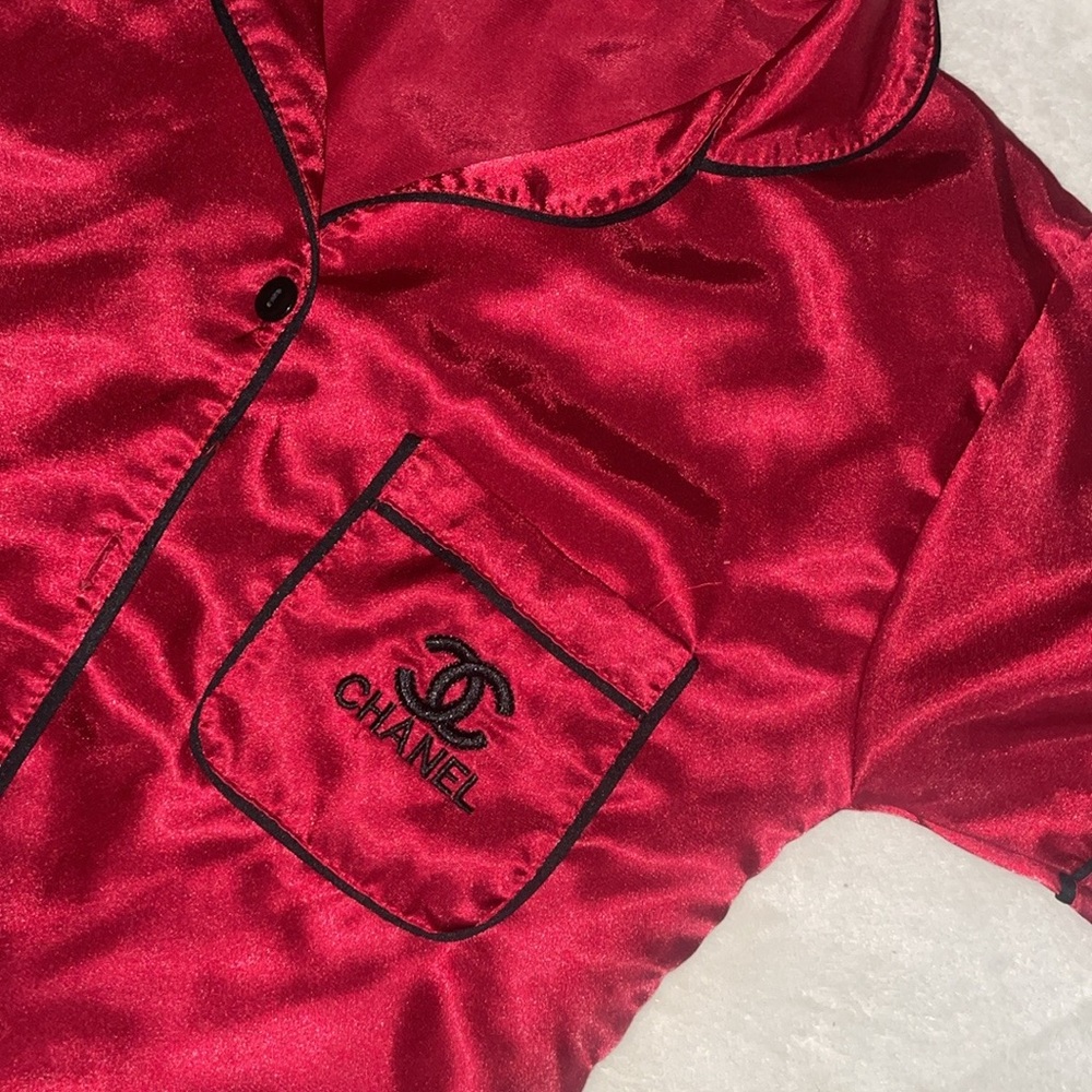 Red pj top